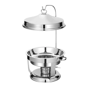 Vague Stainless Steel Chafing Dish with Hanging Cover 9 Liter