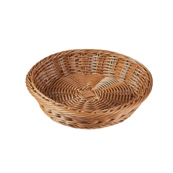 Jiwins Round Woven Poly Basket 24 x 5.5 cm
