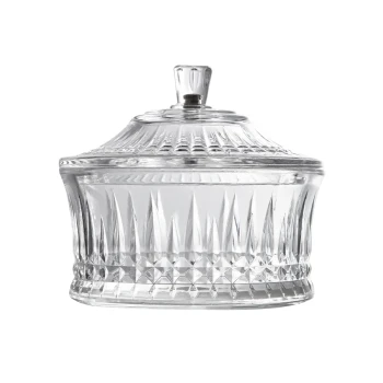 Vague Acrylic Round Bowl with Lid