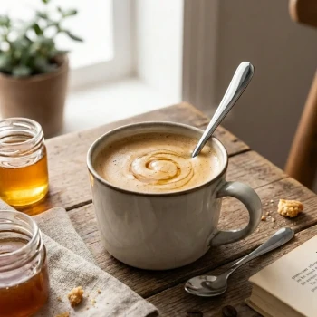 Vague Safari Plain Cup Rolled Stainless Steel Tea Spoon 13.9 cm - 6 Pcs Set