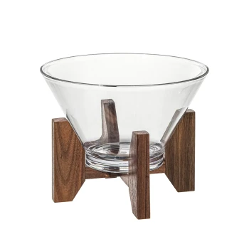 Round PC Salad Bowl 3200 ml with Stand