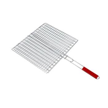 Vague Barbeque Grill with Wooden Handle 40 x 45 x 74 cm