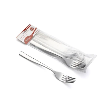 Vague Vero Stainless Steel Table Fork - 6 Pcs Set