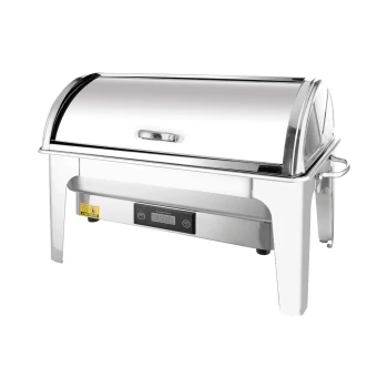 Sunnex Stainless Steel 1/1 Electric Roll Top Chafer 8.5 Liter