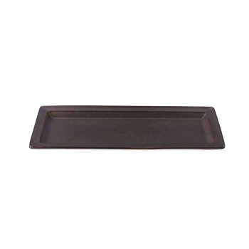 Porceletta Rustic Porcelain Reactive Glaze Rectangular Plate 29 cm x 12 cm