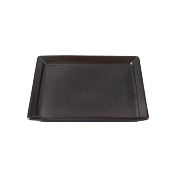 Porceletta Rustic Porcelain Reactive Glaze Square Plate