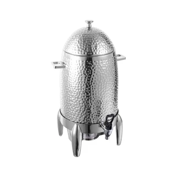 Vague Stainless Steel Silver Hammered 19 Liter Coffee Dispenser