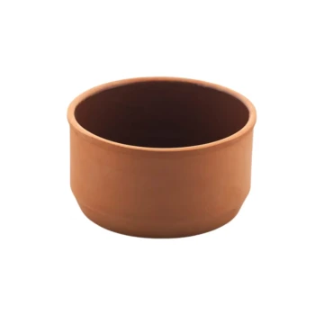 Che Brucia Inner Glazed Clay Round Oven Bowl 1 Liter -Inegol