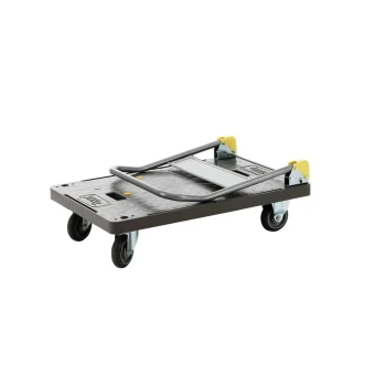 Jiwins Grey Stainless Steel Heavy-Duty Platform Trolley, 300 kg