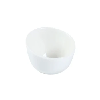 Porceletta Ivory Porcelain Miniature Bowl 3.5"