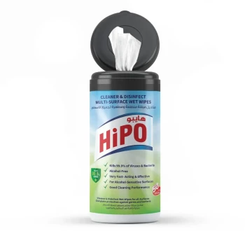HiPO Cleaner & Disinfect Multi-Surface 50 Wet Wipes