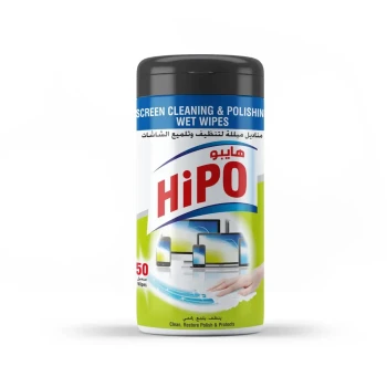 HiPO Electronic Screens Cleaning & Polishing 50 Wet Wipes