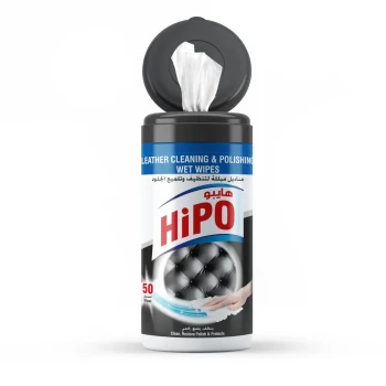 HiPO Leather Cleaning & Polishing 50 Wet Wipes