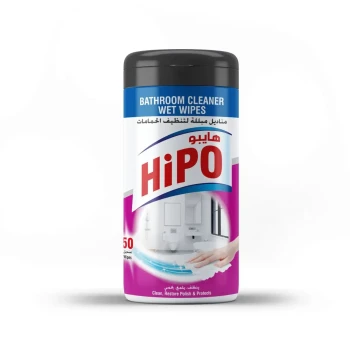 HiPO Bathroom Cleaner 50 Wet Wipes