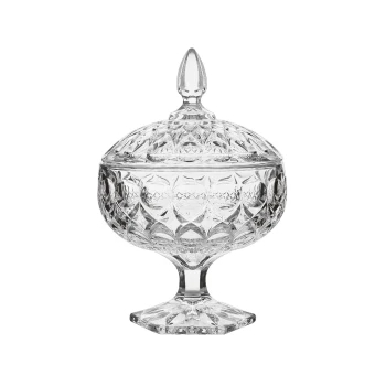 Deli Glass Glass Sugar Bowl 16.2 cm