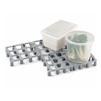 Jiwins Plastic Grey Floor Rack System 33.5 cm