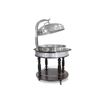 Ozti Chafing Dish Trolley - Round Carving Trolley