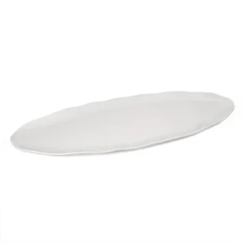 Vague Melamine Oval Wavy Edge Serving Platter 30"