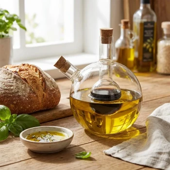 Vague 2 in 1 Oil and Vinegar Glass Bottle 100 ml / 700 ml