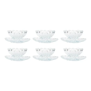 City Glass 12 Piece Mars Ice-Cream Bowl Set 200 ml
