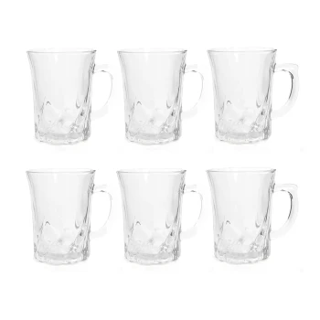 City Glass 6 Piece Costa Tea Mug 170 ml