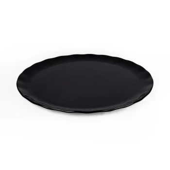 Vague Melamine Round Wavy Edge Serving Platter