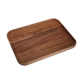 Vague Rectangular Acacia Wooden Tray 40 cm