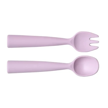 Vague Silicone Spoon & Fork Set for Kids