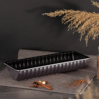 Berlinger Haus Ribbed Loaf Pan Carbon Pro Collection