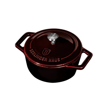 Berlinger Haus Burgundy Cast Iron Mini Pot