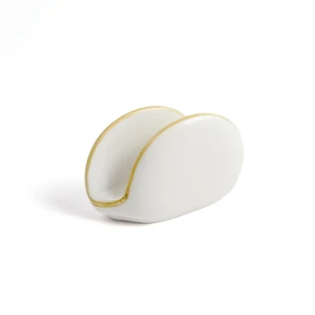 Porceletta Mocha Porcelain Napkin Holder