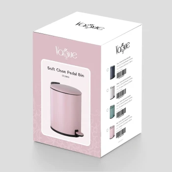Vague 12 Liter Pedal Bin with Soft Closing Lid