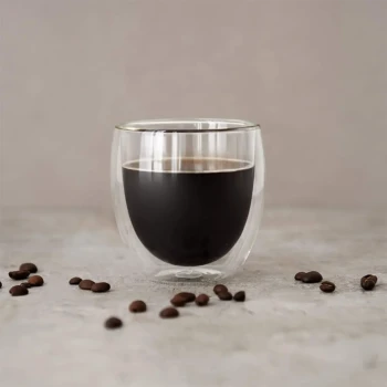 Blackstone Borosilicate Double Wall Glass Tumbler 250 ml 2 Piece Set