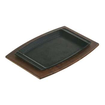 Lodge 11.5 x 7.75 Inch Rectangular Walnut Wood Underliner