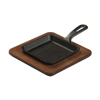 Lodge 5.5 Square Walnut Wood Underliner