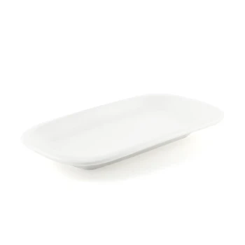B2B Ivory Rectangular Plate