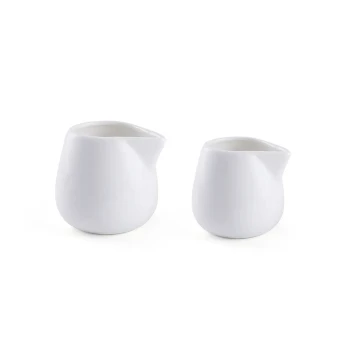 Porceletta Ivory Porcelain Creamer without Handle