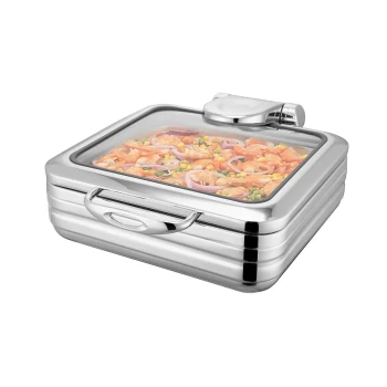 Sunnex Stainless Steel Sicily Induction Chafers 5.5 L