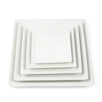 Porceletta Ivory Porcelain Square Plate