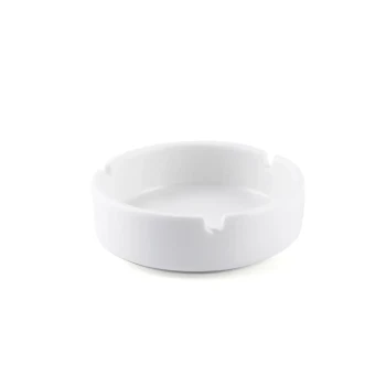Porceletta Ivory Porcelain Round Ashtray