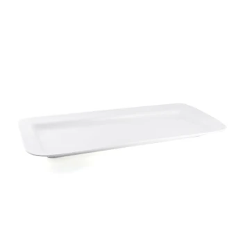 Porceletta Ivory Porcelain Rectangular Buffet Plate