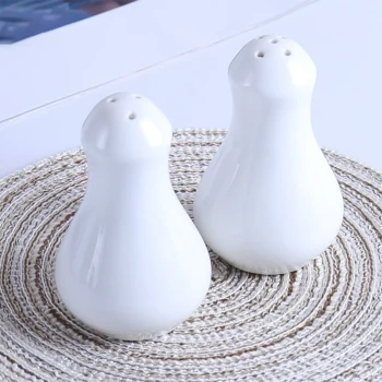 Porceletta Ivory Porcelain Salt & Pepper Set