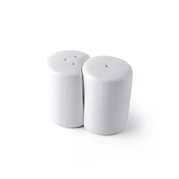 Porceletta Ivory Porcelain Joint Salt & Pepper Shakers