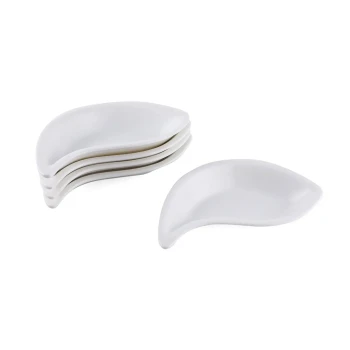 Porceletta Ivory Porcelain Tear Drop Bowl