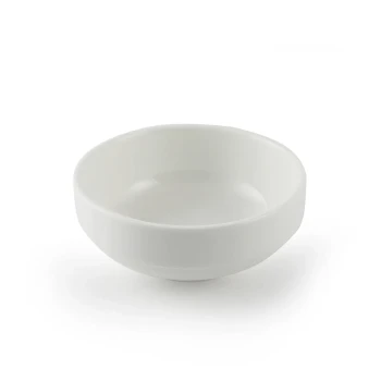 Porceletta Ivory Porcelain Stackable Rimmed Bowl 4.5"
