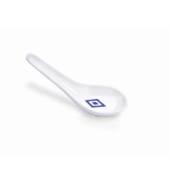 Vague Melamine Soup Spoon 4.7" Blue Line