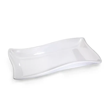 Vague Melamine Rectangular Platter 32 cm