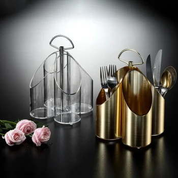 Vague Acrylic Cutlery Holder