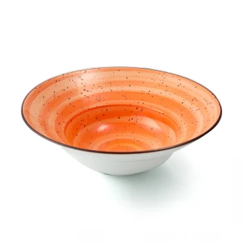 Porceletta Color Glaze Porcelain Pasta & Soup Plate