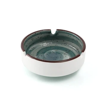 Porceletta Color Glaze Porcelain Round Ashtray